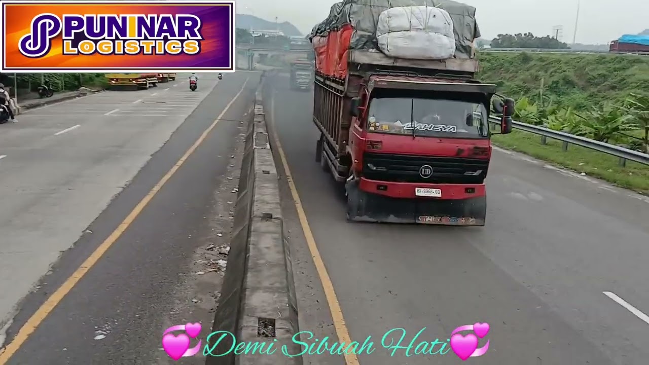 halo guys 💞 Demi Sibuah Hati💞 Puninar Logistics pulang habis dari palembang party dua(2) 