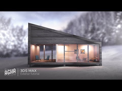 Ds Max Modern Exterior Design Modeling Vray Render + Photoshop Architecture Visualization