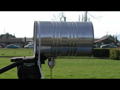 DIY Project For A Tin Can Waveguide WiFi Antenna