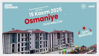 Osmaniye Deprem Konutları Kura Çekimi
