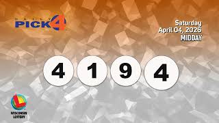 Wisconsin Lottery Midday Draw 04/04/2026