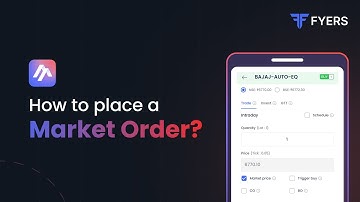 Effortless Market Order Placement on FYERS App 2.0
