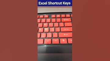 Excel Shortcut Keys ll Excel Tips Tricks #shorts #excel #youtubeshort