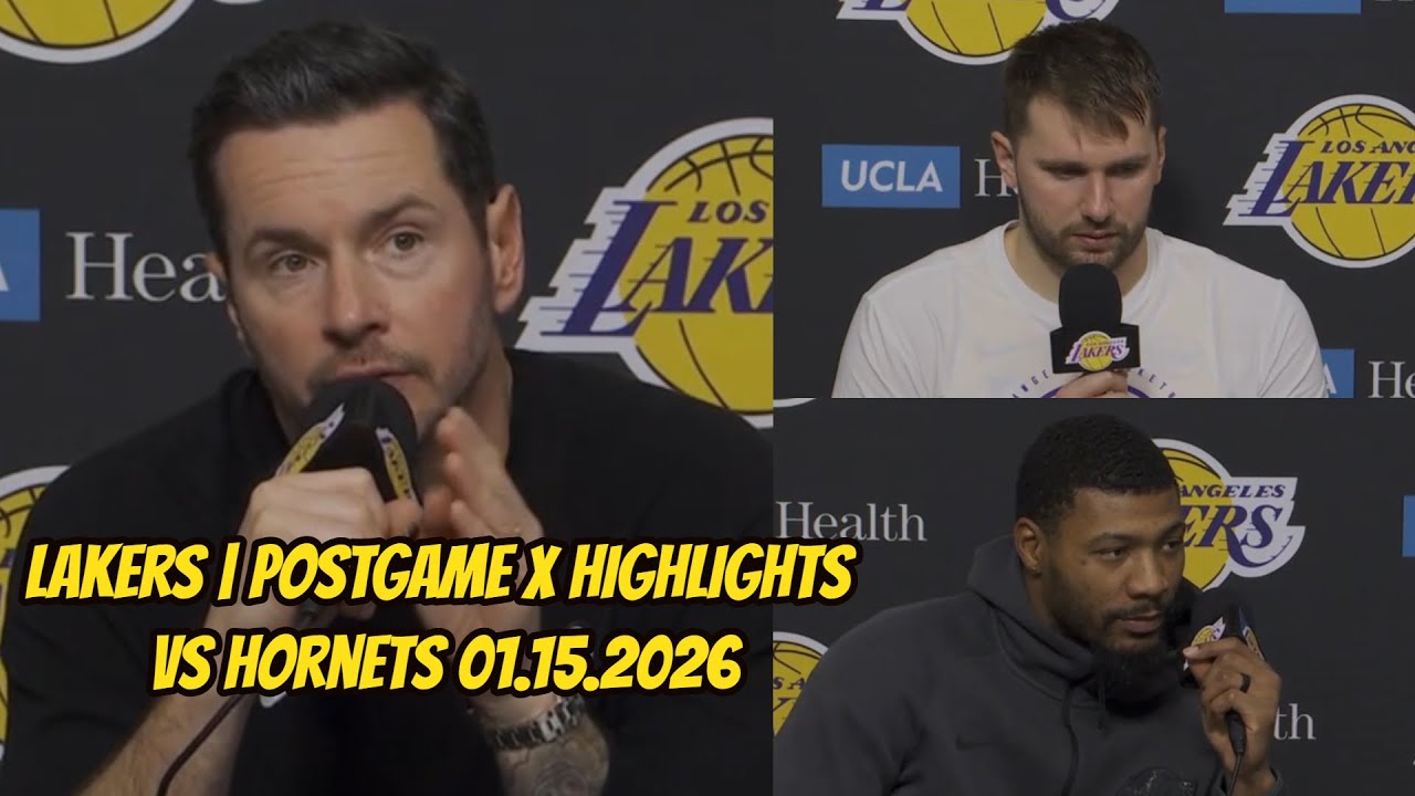 Lakers vs Hornets | Postgame Interviews x Highlights: January 15, 2026