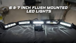 6" & 7" Flush Mounted 12 Volt LED Light Bar Shootout 