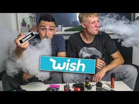 ? MIT DEM WISH ZEUG DAMPFEN!! ? | ? ENTTÄUSCHT VOM CHINA MÜLL (163€ Wish E-Zigaretten Bestellung)