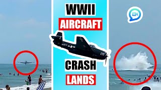 WW2 Plane Crash Lands On Beach screenshot 2