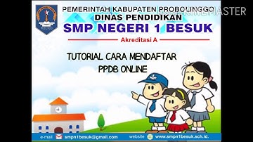 Tutorial cara mendaftar PPDB online SMPN 1 BESUK