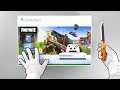 Xbox One &quot;FORTNITE&quot; Console Unboxing (Eon Skin Bundle) Battle Royale Solo Victory Gameplay