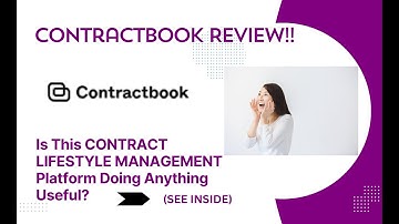 Contractbook REVIEW- Is This CONTRACT LIFESTYLE MANAGEMENT Platform Doing Anything Useful? See(View)