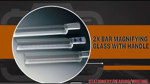 Bar Magnifier for Reading Small Print with Ease