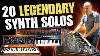 20 Greatest Synth Solos You Instantly Know | CS-80, Minimoog, Jupiter-8 & More