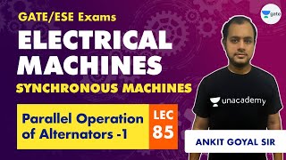 Electrical Machines| Lec 85 | Parallel Operation of Alternators -1 | GATE Electrical Engineering