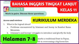 Bahasa Inggris Kelas 11 Tingkat Lanjut Halaman 7 8 Activity 4 Kurikulum Merdeka