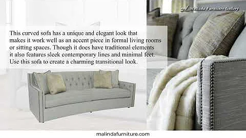 BERNHARDT -  CANDACE SOFA GREY