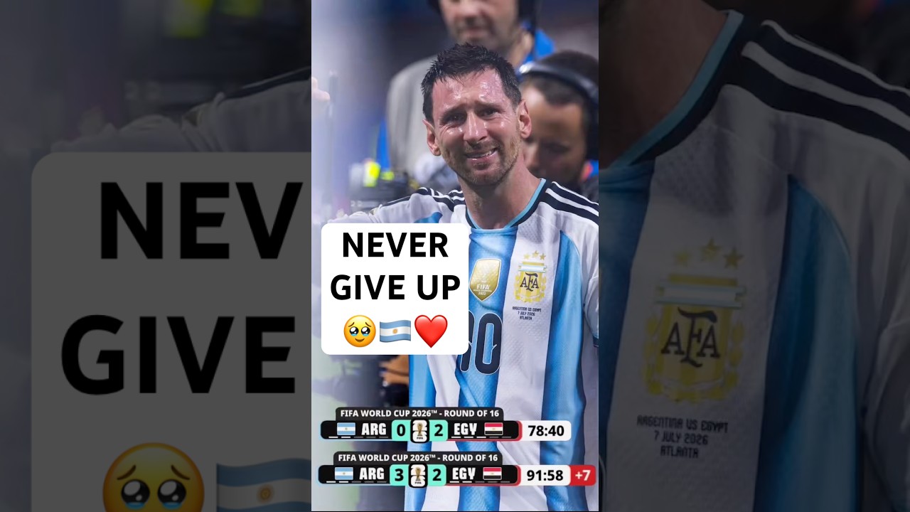 Messi fights to the last.π