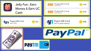 Jelly Fun App Review॥Jelly Fun Earn Money &Earn Uc Cash App॥Free Pubg Uc॥Jelly Fun App Reffer Code