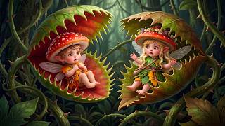👉 Two Tiny Fairies’ Magical Journey 🌿  Relaxing Fantasy Ambient Music  Giant Nature World
