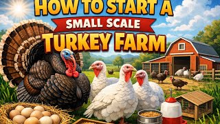How To Start A Small Scale Turkey Farm | Step By Step Guide On Starting A Turkey Farm For Beginners 