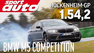 Bmw M5 Competition Hot Lap Hockenheim Gp Sport Auto Youtube