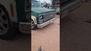 body swapped 1952 five window Chevrolet advanced style truck on running an 87 MonteCarlo frame