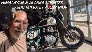 Royal Enfield Bear 650 after 13,220 Miles and a 2,400 Mile 7 Day Ride...Wahoo!