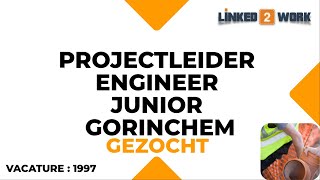 Vacature Projectleider Engineer Junior Gorinchem Linked2Work.nl 2022