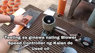 Paano Gumawa ng Casing ng Blower Speed Controller ng Kalan de Used oil