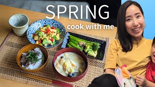 SPRING JAPANESE HEALTHY FOOD RECIPES using seasonal vegetables