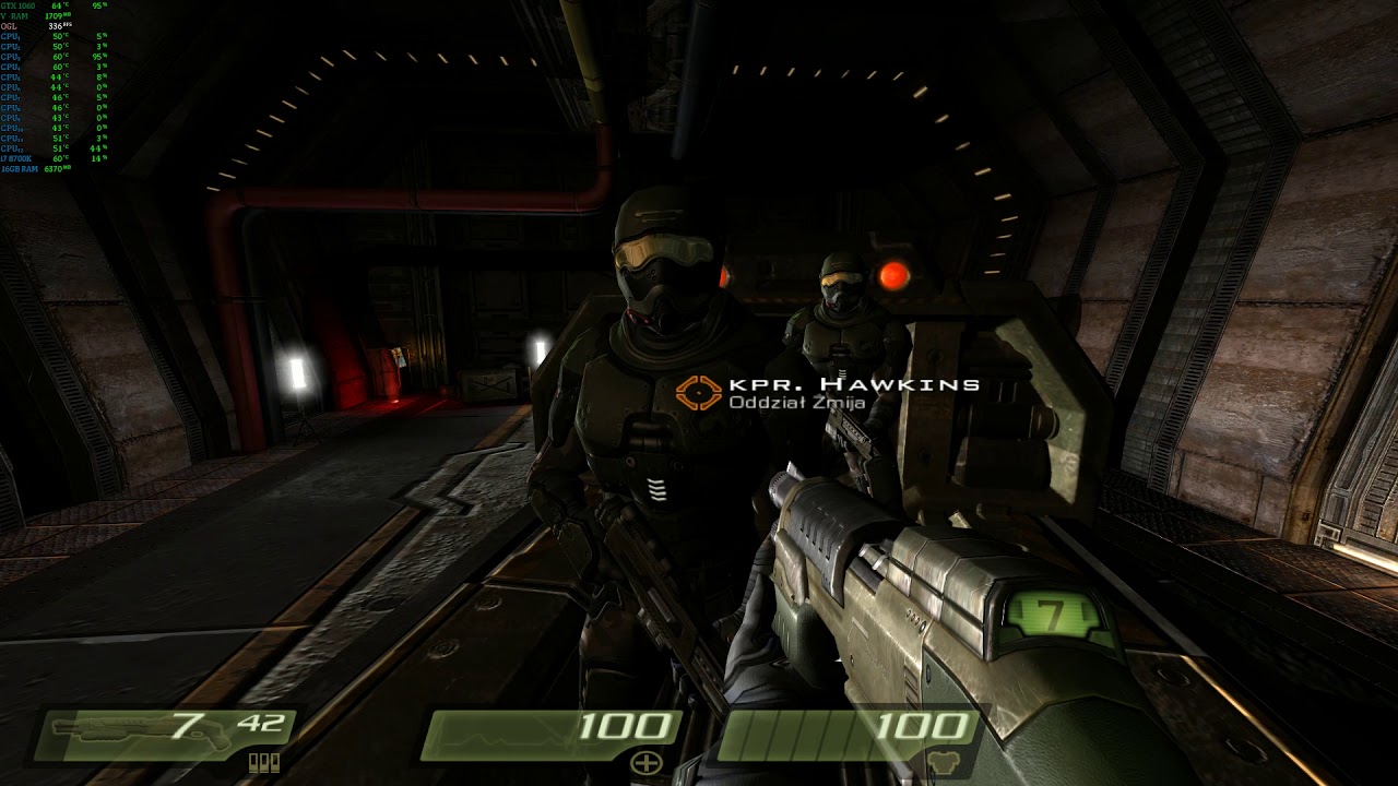 Quake 4 - Result of unlocked framerate