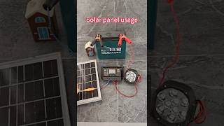 The solar panel power supply test is currently underway #solarpanel #solarprogress #solartest