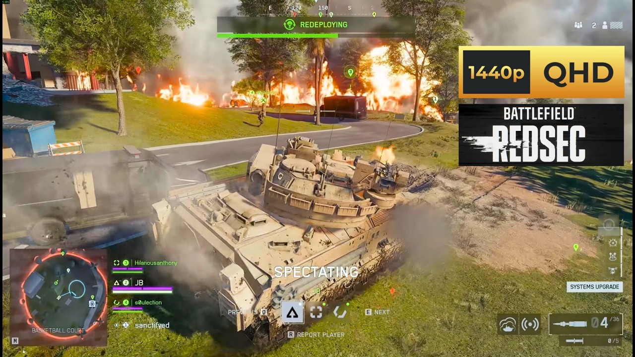 RIDING TANK TO AN EZ WIN/9 KILLS - BATTLEFIELD 6 REDSEC Full BR Gameplay - No Commentary