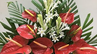 Presentation Bouquet of Anthurium