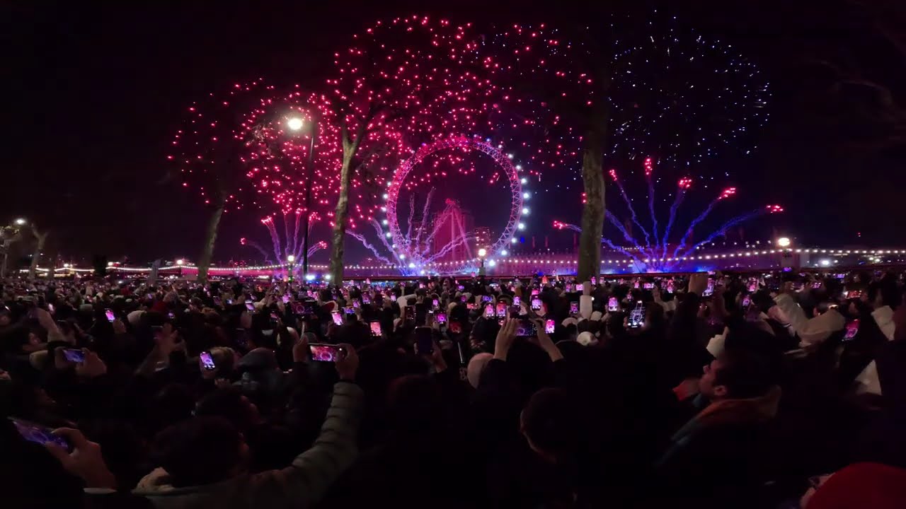 New Year’s Eve London Last 2 Minutes Before Countdown to 2026