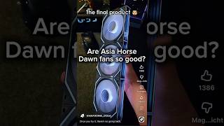 I've tried these rgb fans and it looks amazing!