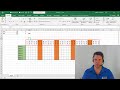 Créer un calendrier automatique dans Excel 📆 - YouTube