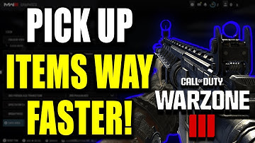 How to Pick up Items Fast in Warzone 3 / Modern Warfare 3 (Best Method)