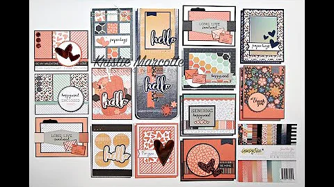 Honey Bee Stamp - Sweet on You - 25 cards from one...
