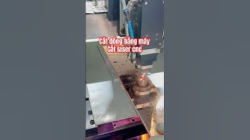 Cắt tấm đồng nhanh đẹp bằng máy cắt tấm laser cnc #catlasercnc #cattamlaser