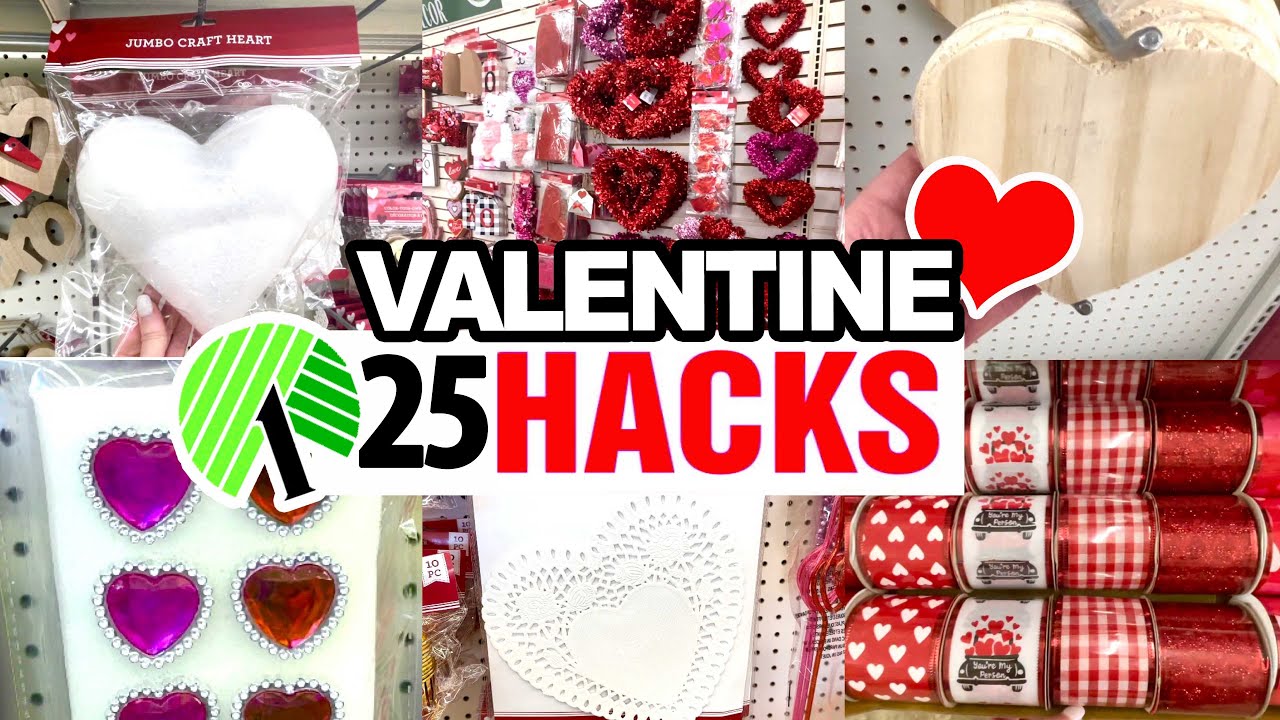 Last Minute Valentine's Day Ideas at the Dollar Tree- That are