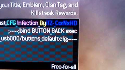 Hosting cfg menu mw2 ps3