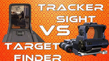 Tracker Sight Vs Target Finder - Call of Duty Ghost Black Ops 2 Gameplay