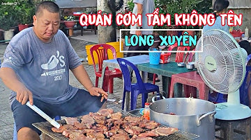 Quán cơm tấm không tên nhưng khách đông nườm nượp mỗi buổi sáng | Long Xuyên TV