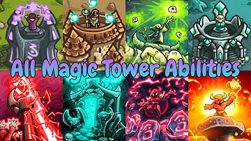 All Magic Tower Abilities | Kingdom Rush
