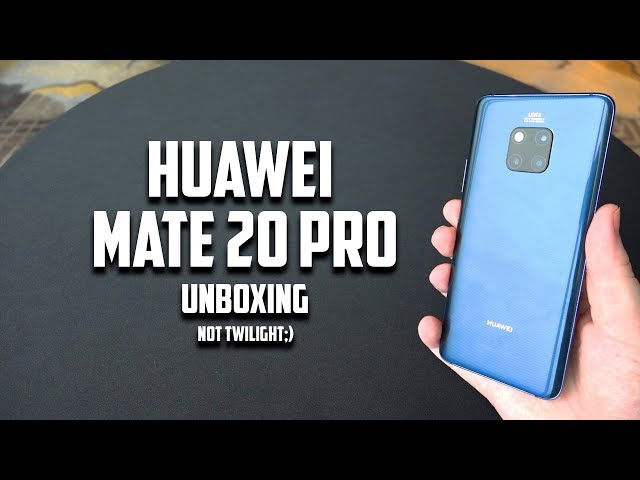 ④Huawei Mate20 Pro Midnight Blue