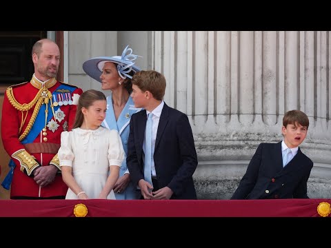 Prince Louis steals the show at Trooping the Colour with hilarious poses