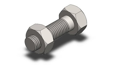 Solidworks Tutorial. How to design Nut and Bolt in Solidworks .Thread Feature and Animation