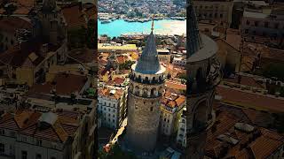 İstanbulun En Güzel Manzarası Galata Kulesi 4K Drone Çekimi