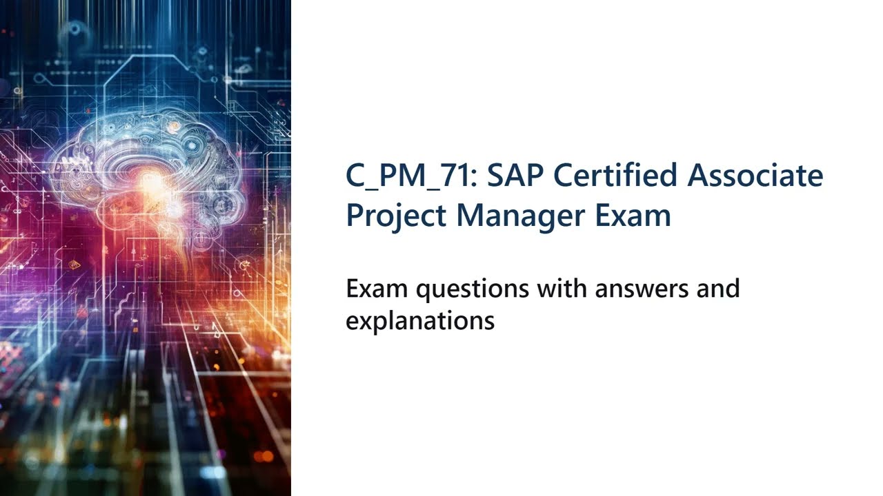 C PM 71 SAP Certified Associate Project Manager Exam