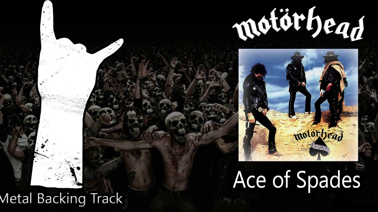 Motörhead Ace Of Spades (Guitar Backing Track) YouTube